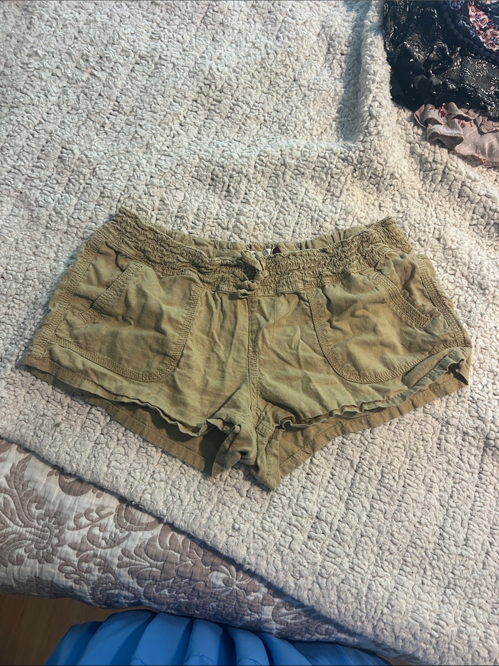 SO Khaki Women's Drawstring Casual Shorts